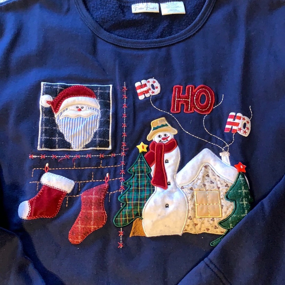 Bobbie Brooks  Santa and snowman Christmas (2)